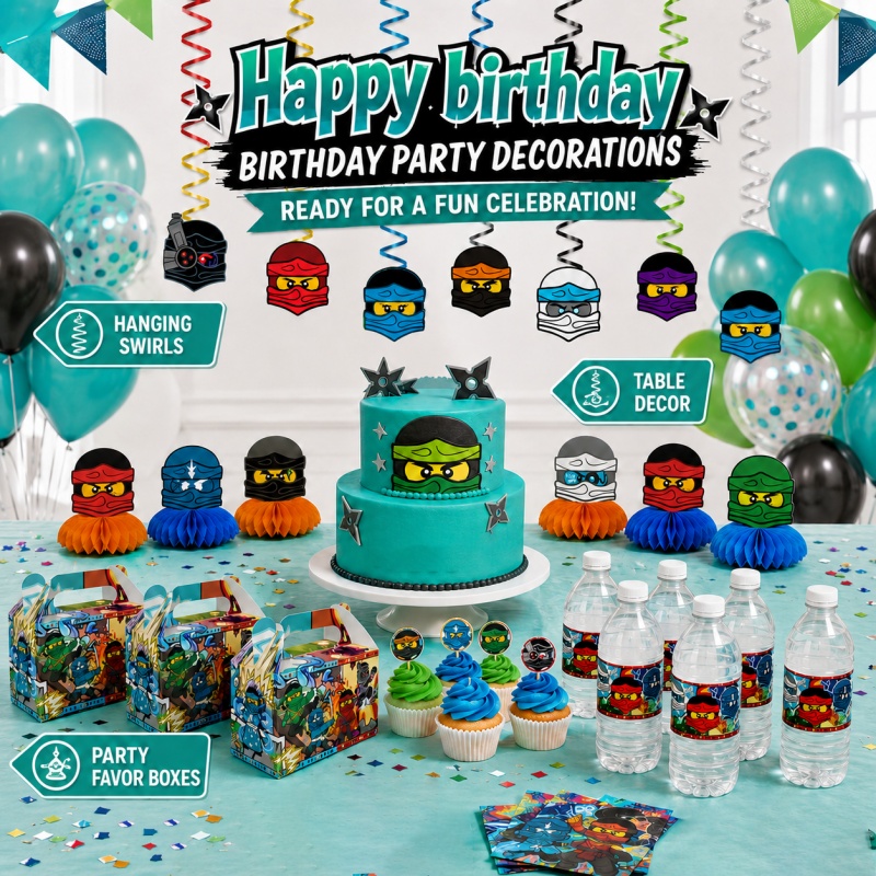 Набор декораций для дня рожден – обзор и цена Outdoor Adventure Birthday Party